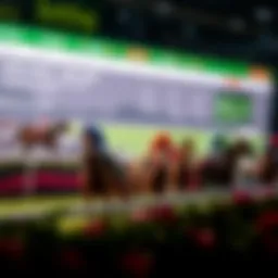 An overview of horse racing site interface