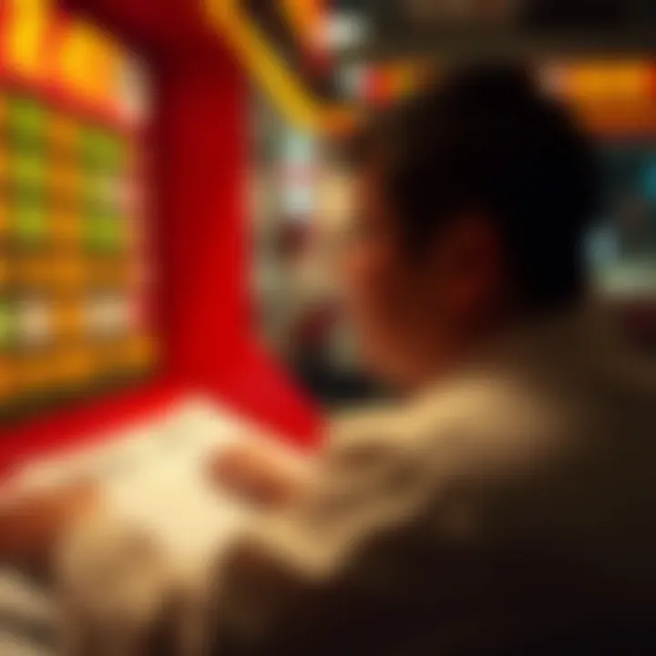 Visual representation of lottery number analysis