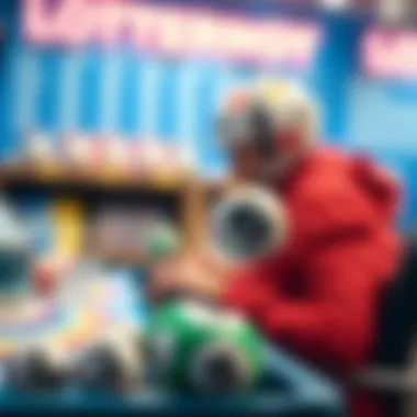 Visual guide on various lottery strategies