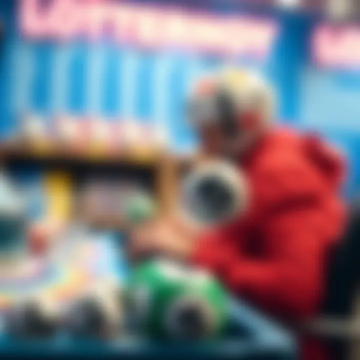 Visual guide on various lottery strategies