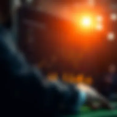 Graph showing successful betting patterns and statistics