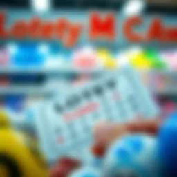 Visual representation of lottery ticket claims