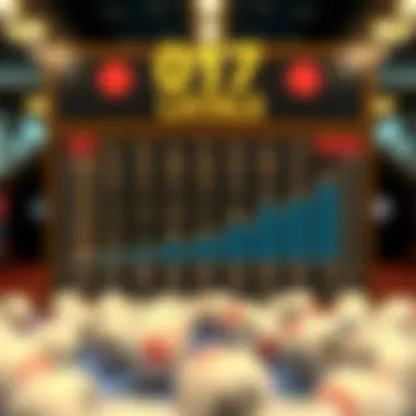 Statistical analysis chart for lottery numbers