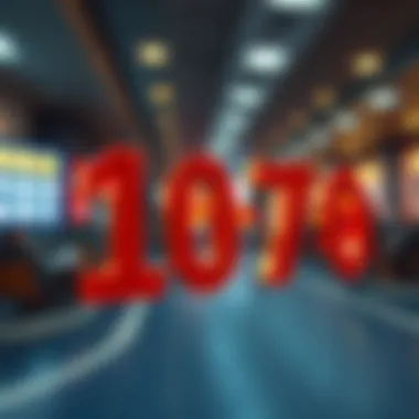 Visual representation of winning numbers