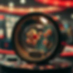 Detailed visual representation of lotto draw process