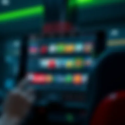 A modern betting interface showcasing various sports and lottery options.