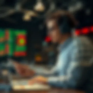 Informed Betting Decisions through Statistics A thoughtful individual analyzing statistics for informed betting decisions.