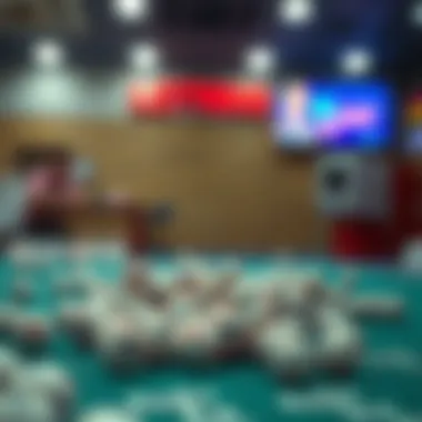 Conceptual visualization of lottery odds and strategies