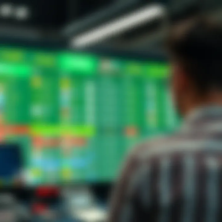 Digital interface showcasing lottery betting options