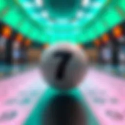 Visualization of lottery number prediction algorithm