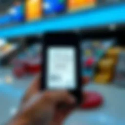 A digital lottery ticket displayed on a smartphone screen, illustrating online lottery purchase.