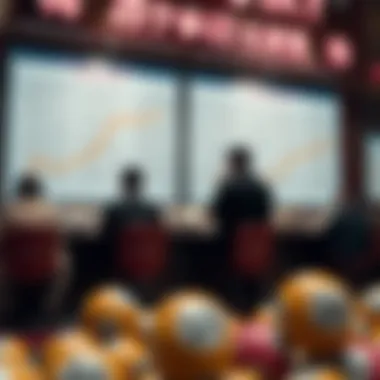 Charts depicting past lottery patterns