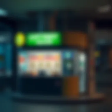 Structure of a Lottery Sales Point A detailed infographic illustrating the structure of a lottery sales point