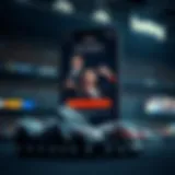 Innovative mobile app design concept