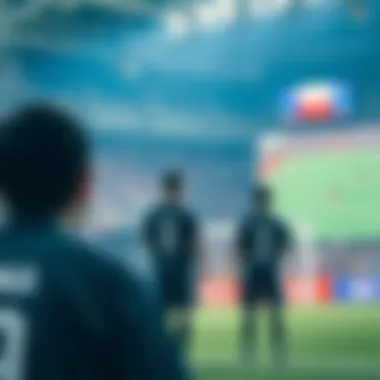 User interface of Naver sports broadcasting